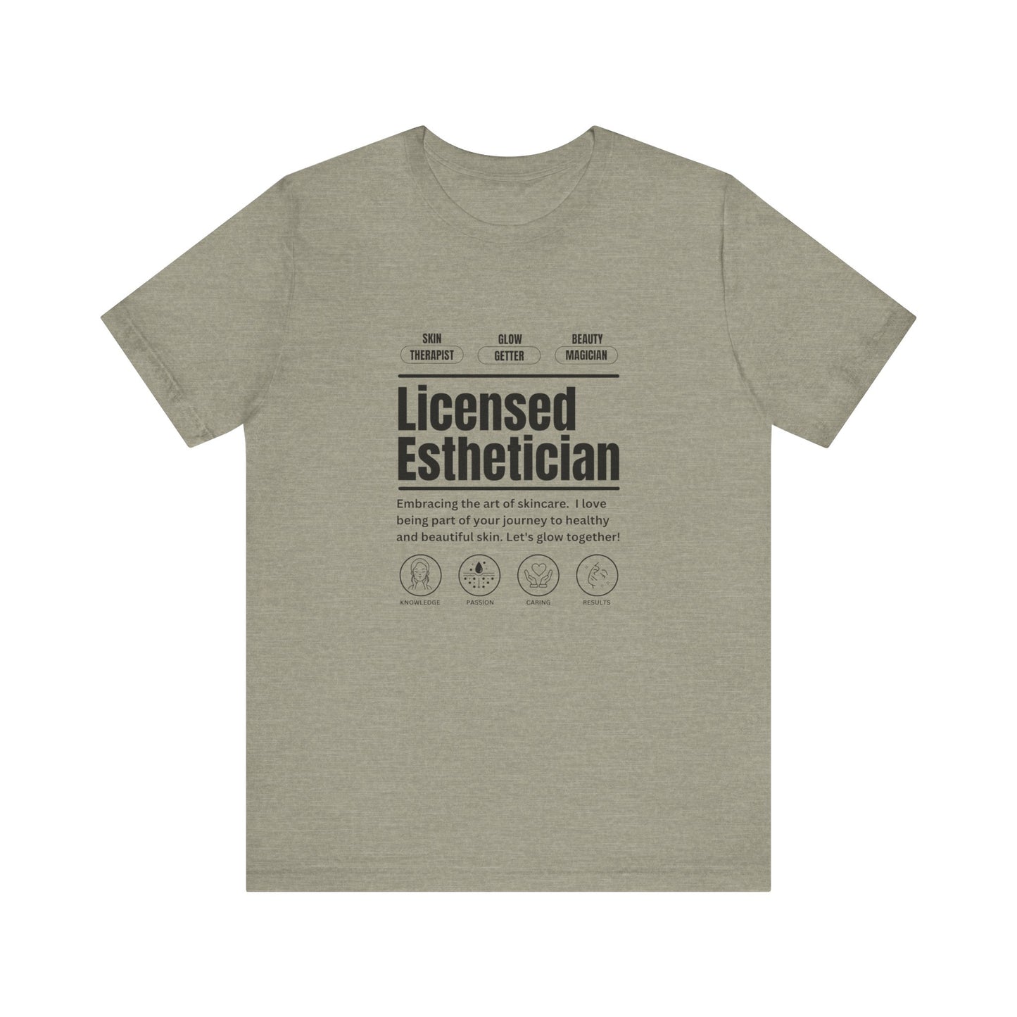 Licensed Esthetician Unisex Jersey Short Sleeve Tee - Perfect for Skincare Enthusiasts