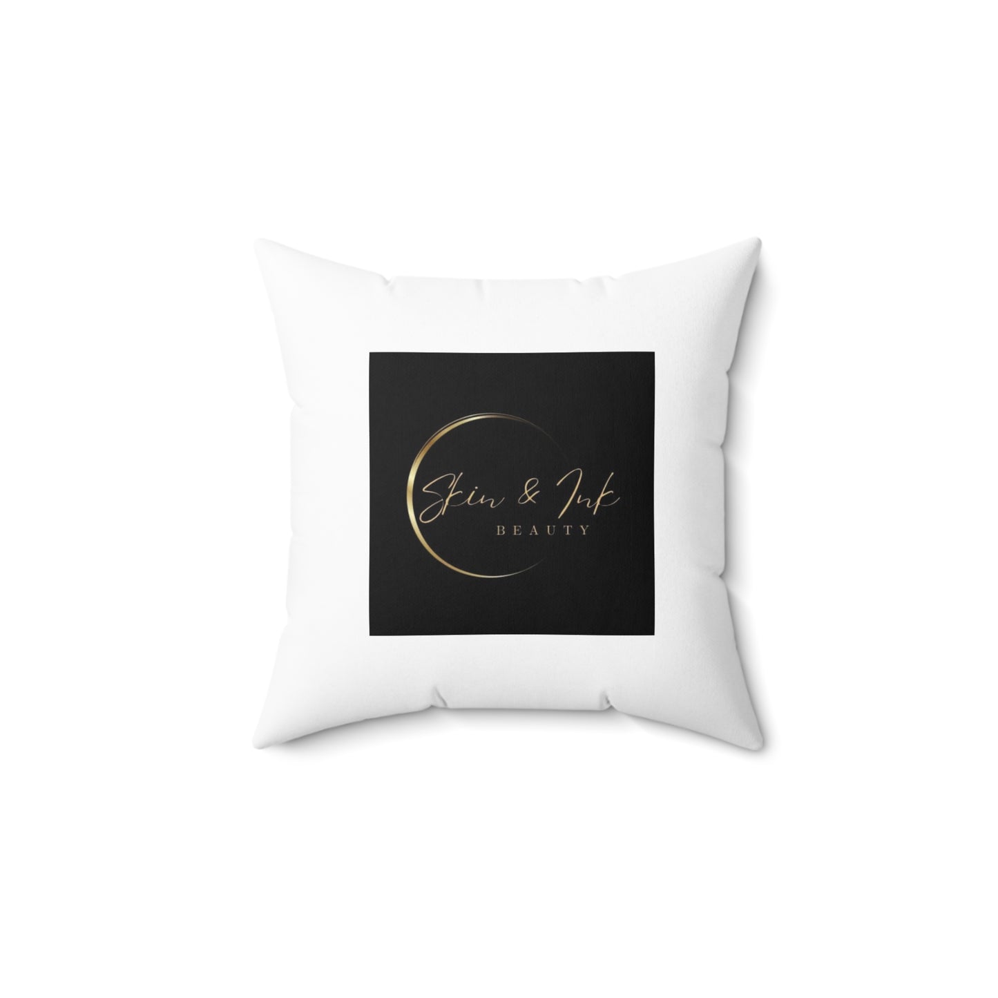 Personalized Pillow with the Logo of you company, Square Pillow -  Design for beauty business