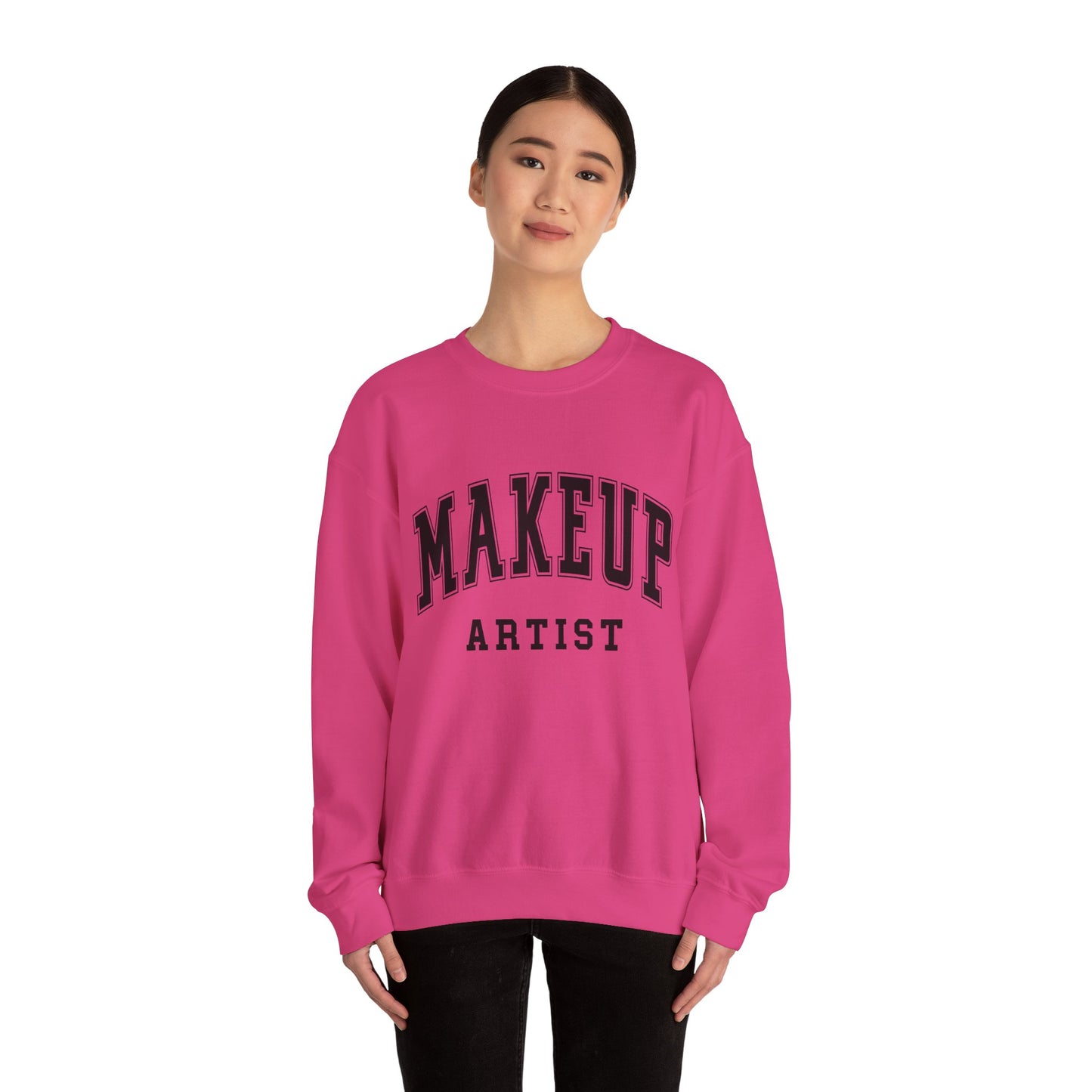 Makeup Artist Unisex Heavy Blend™ Crewneck Sweatshirt - Cozy and Stylish Gift for Beauty Lovers