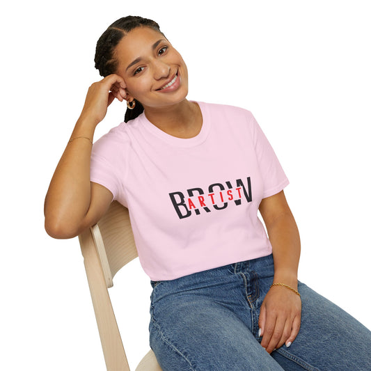 Brow Artist Unisex Softstyle T-Shirt - Perfect for Beauty Enthusiasts