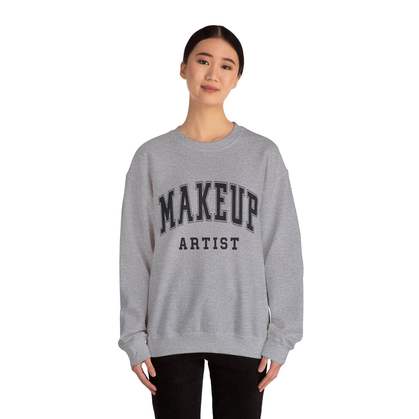 Makeup Artist Unisex Heavy Blend™ Crewneck Sweatshirt - Cozy and Stylish Gift for Beauty Lovers