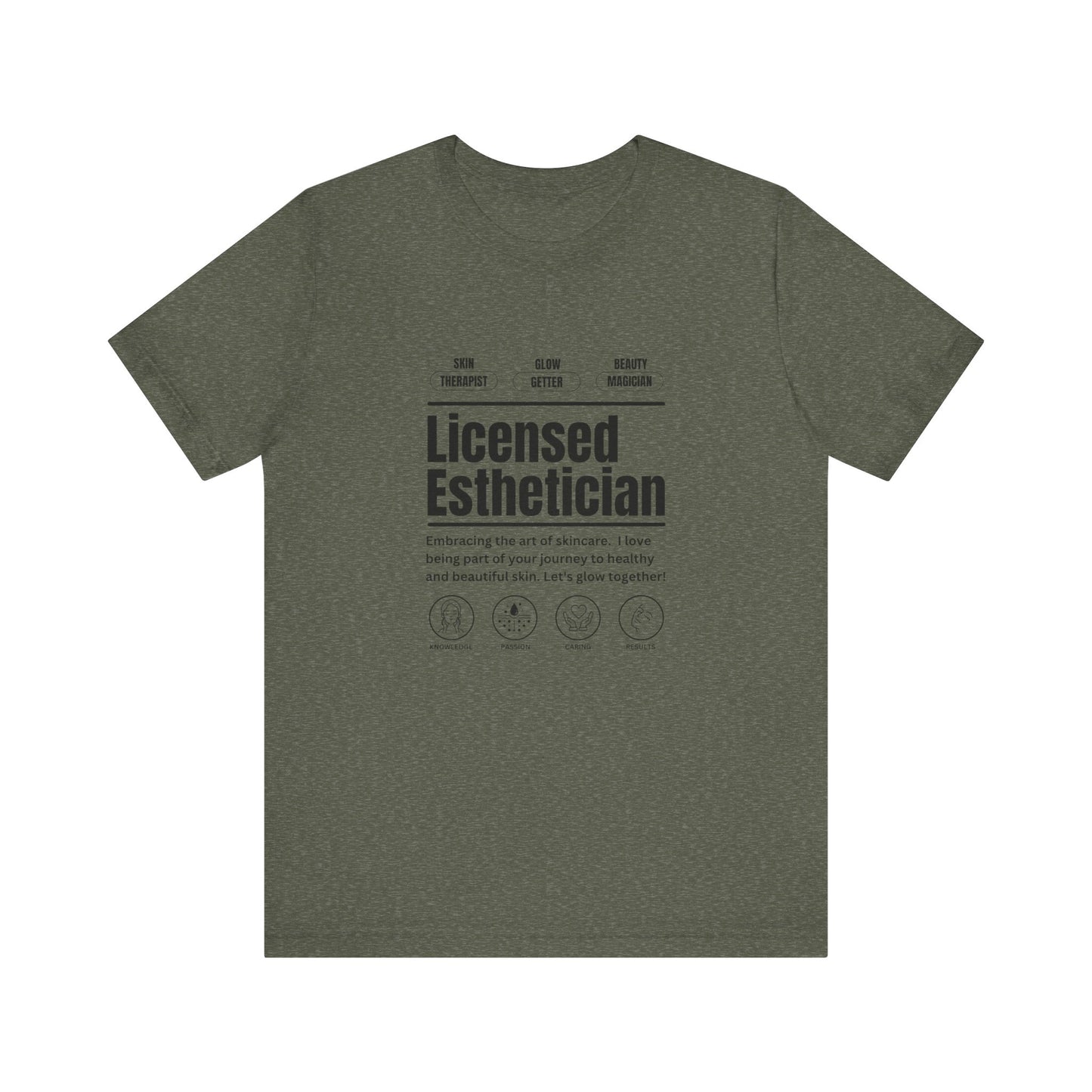 Licensed Esthetician Unisex Jersey Short Sleeve Tee - Perfect for Skincare Enthusiasts