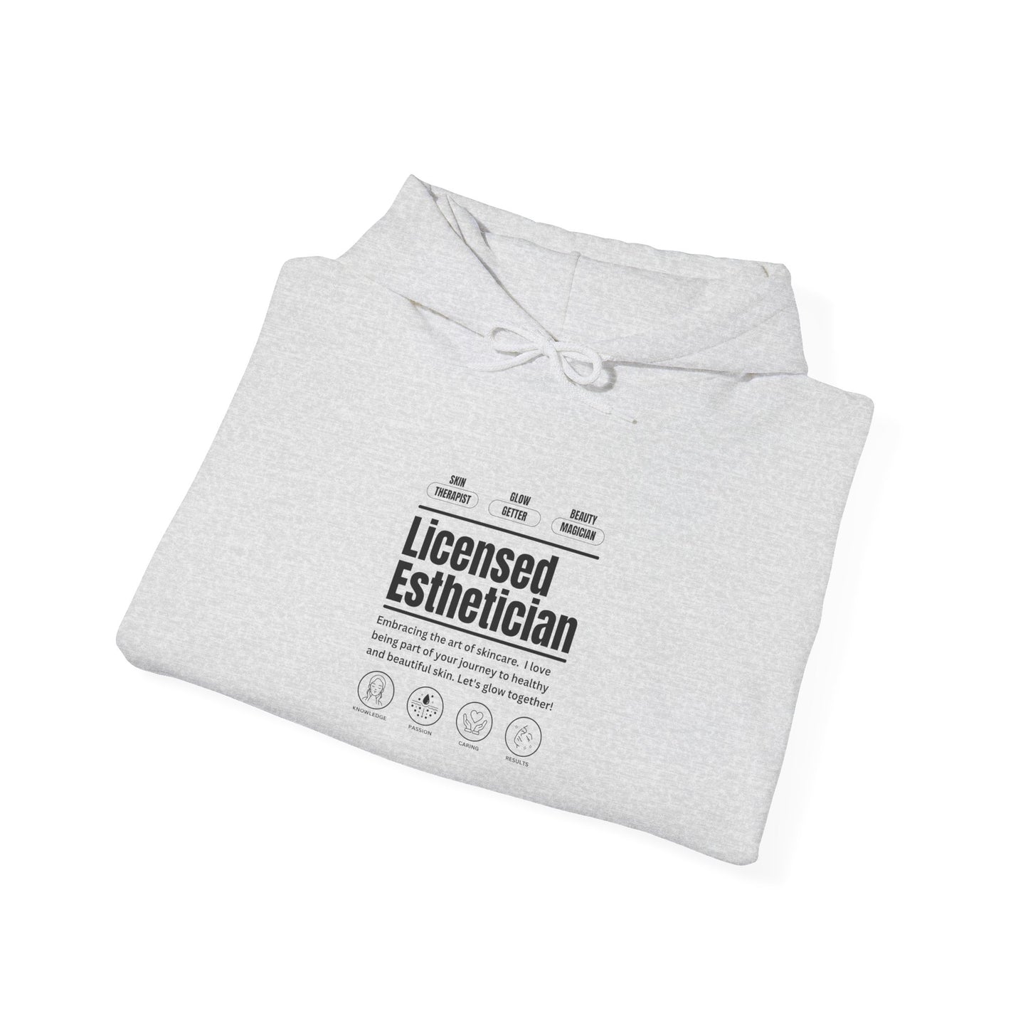 Licensed Esthetician Heavy Blend Hoodie - Cozy Sweatshirt for Skincare Professionals