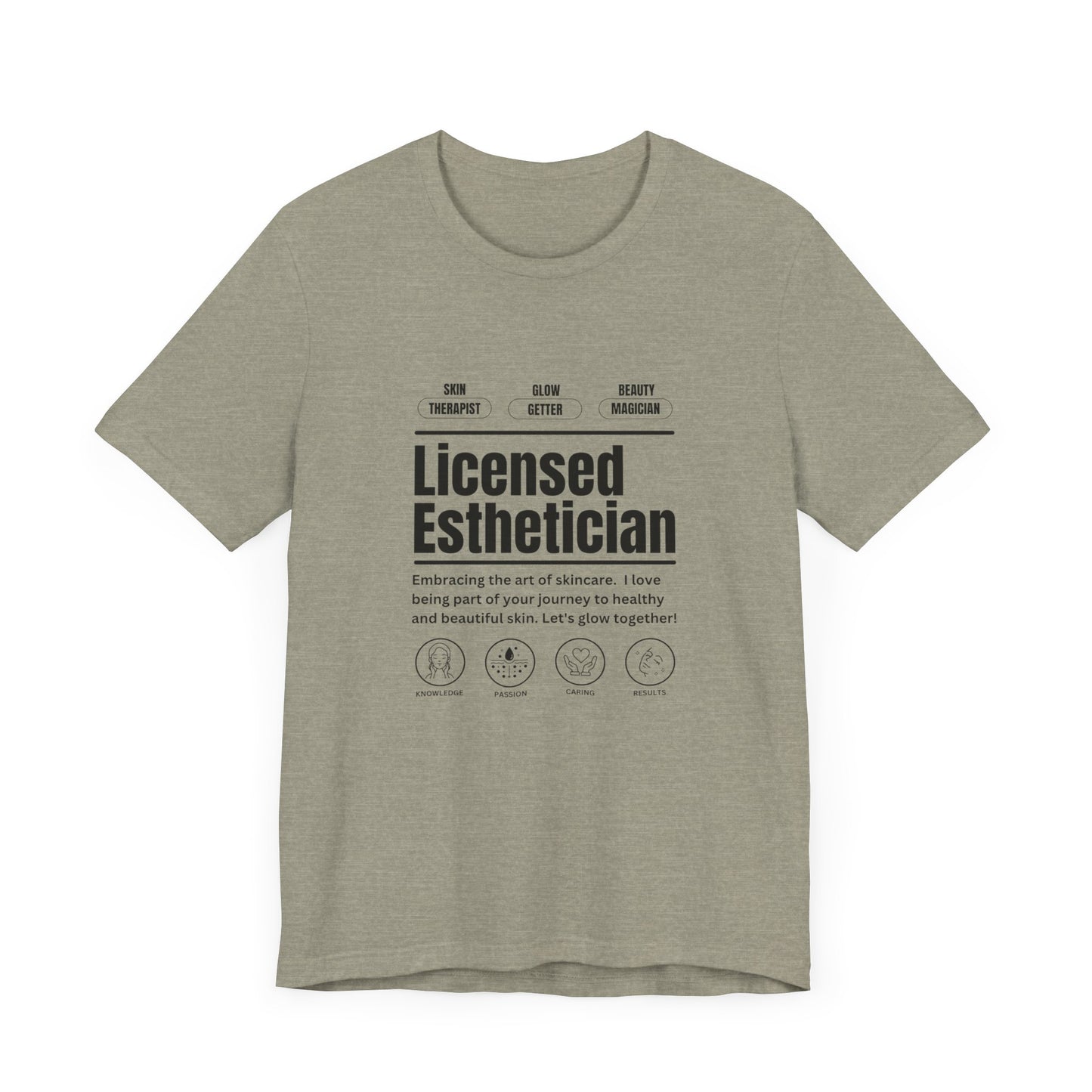 Licensed Esthetician Unisex Jersey Short Sleeve Tee - Perfect for Skincare Enthusiasts