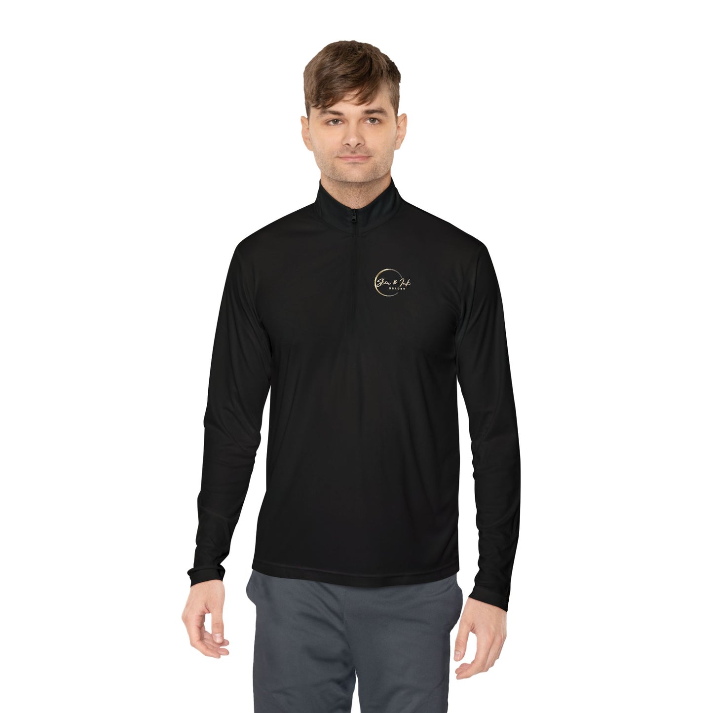 Unisex Quarter-Zip Pullover - Stylish Athletic Wear for Casual Outings