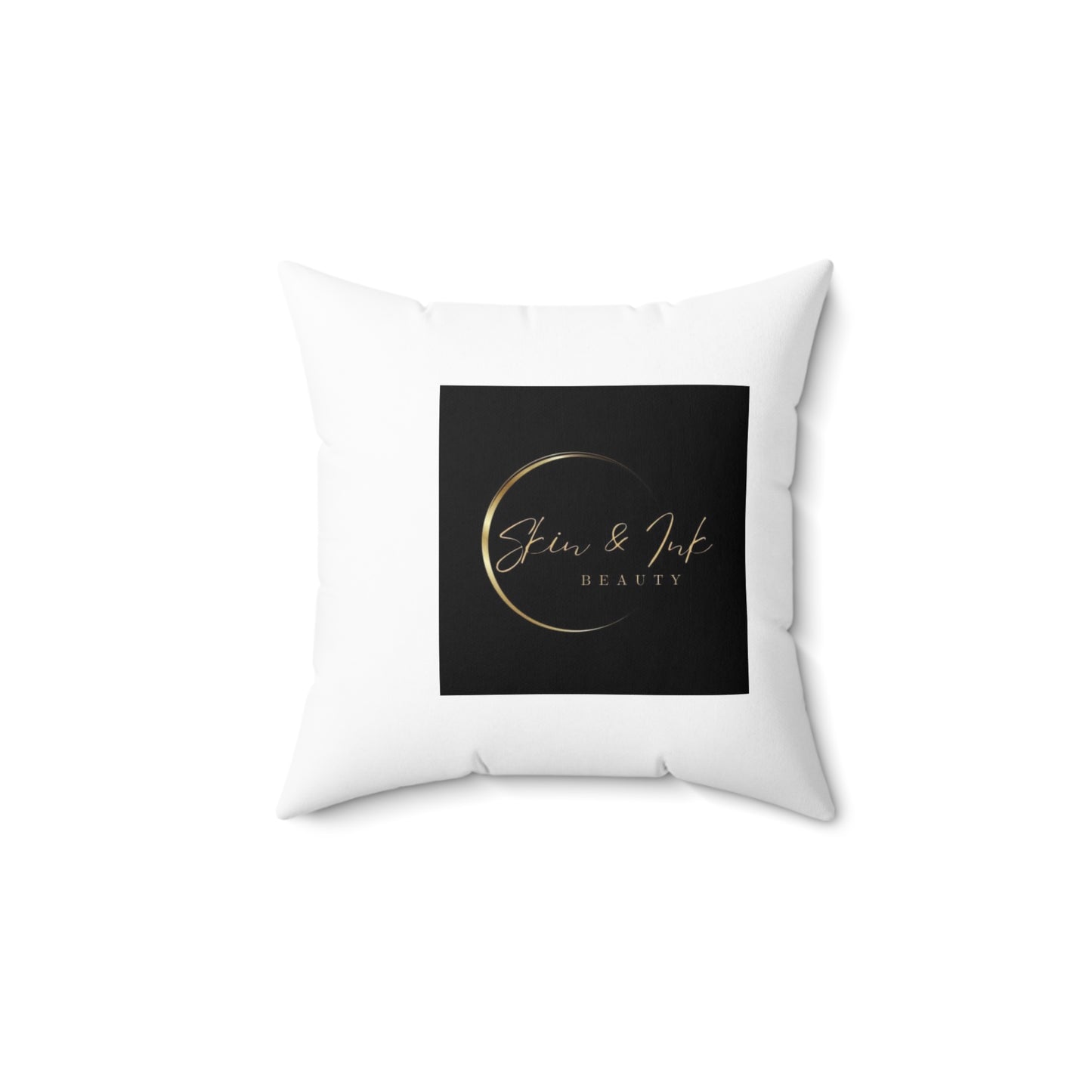 Personalized Pillow with the Logo of you company, Square Pillow -  Design for beauty business