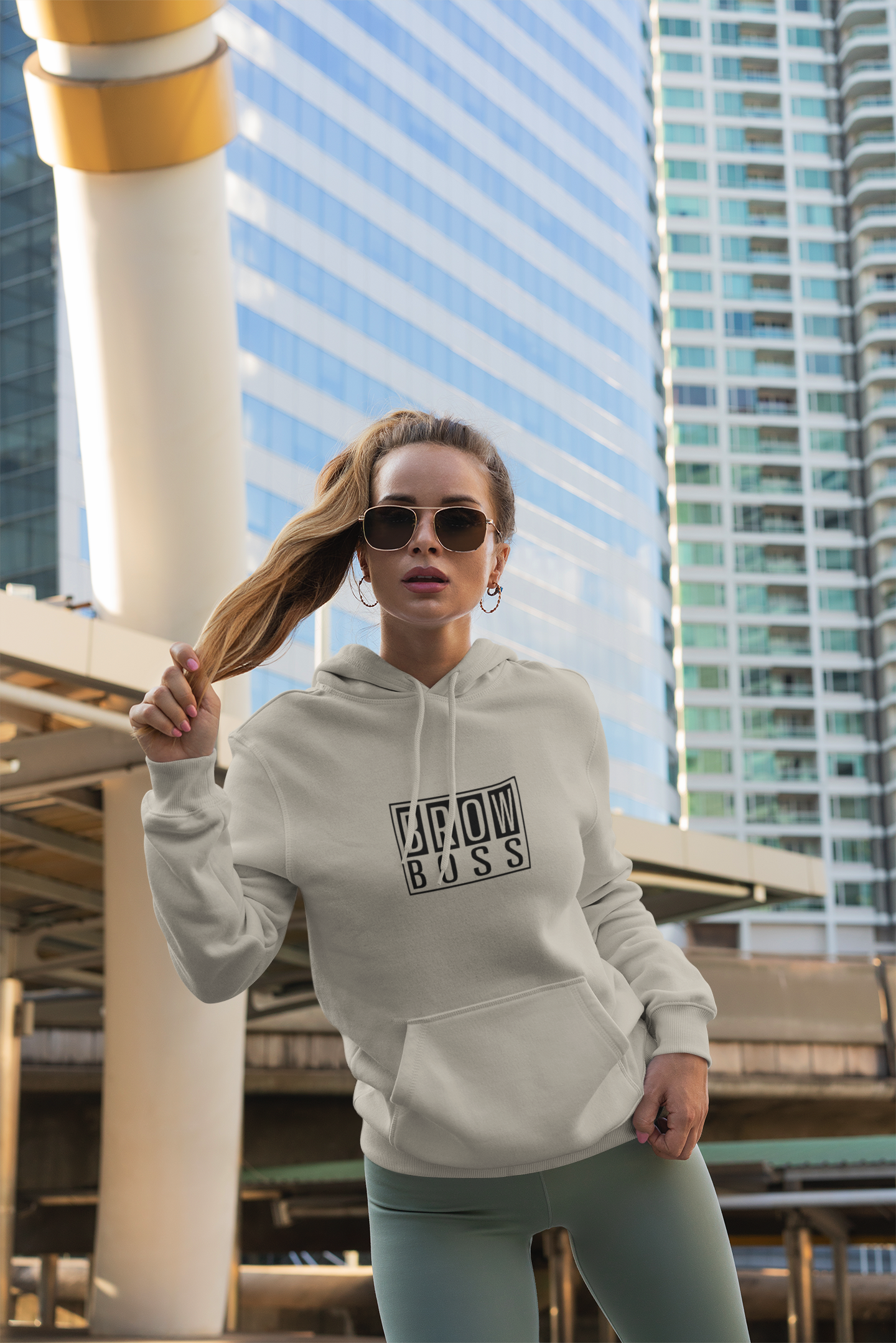 Brow Boss Unisex Heavy Blend Hoodie - Perfect Gift for Beauty Enthusiasts