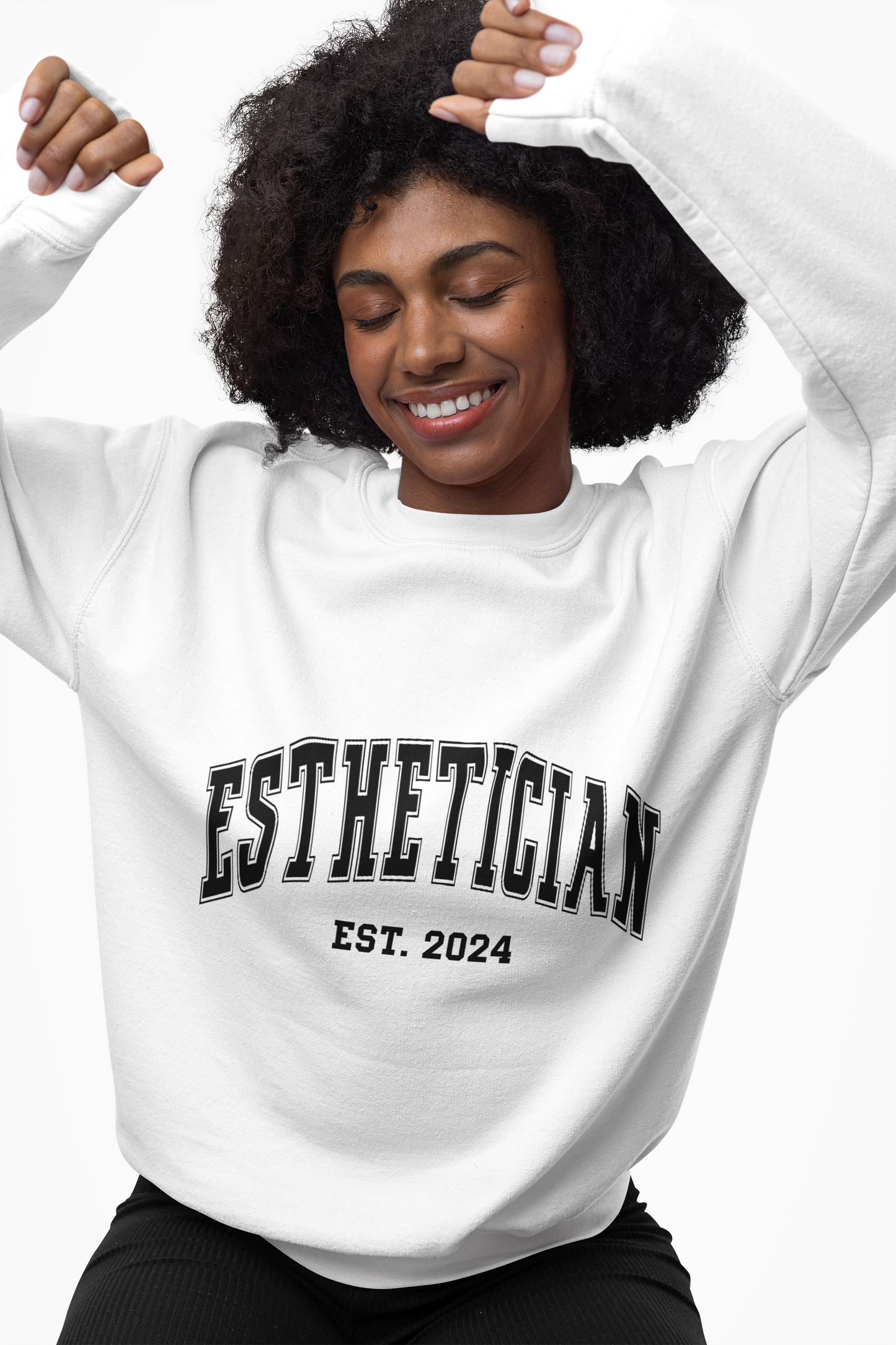 Unisex Esthetician Crewneck Sweatshirt | Cozy & Stylish Gift for Skincare Lovers