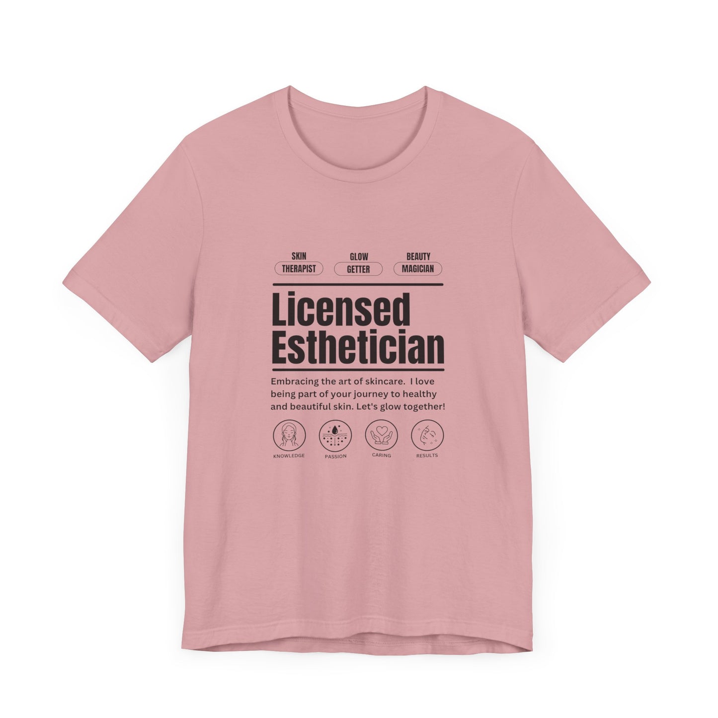 Licensed Esthetician Unisex Jersey Short Sleeve Tee - Perfect for Skincare Enthusiasts