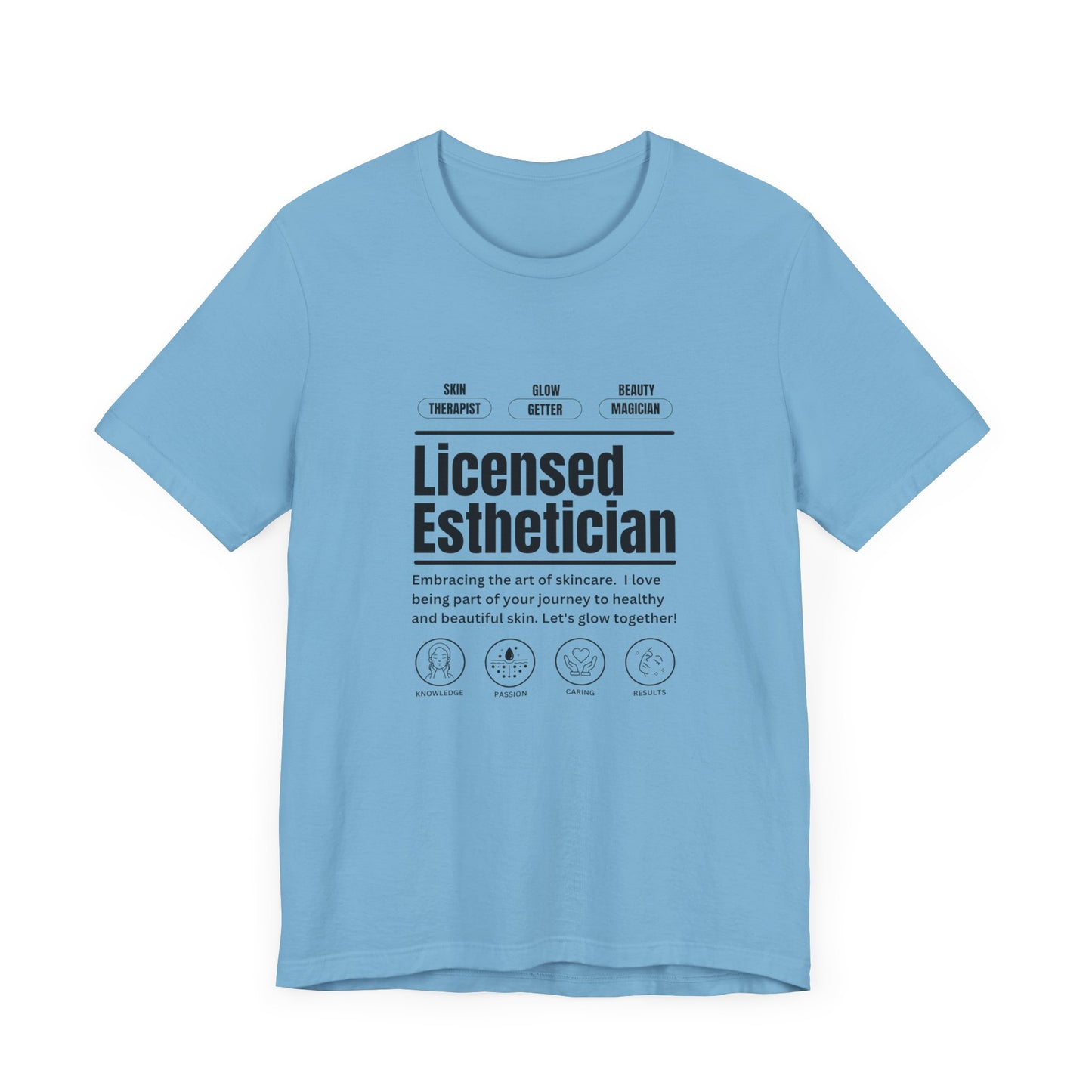 Licensed Esthetician Unisex Jersey Short Sleeve Tee - Perfect for Skincare Enthusiasts