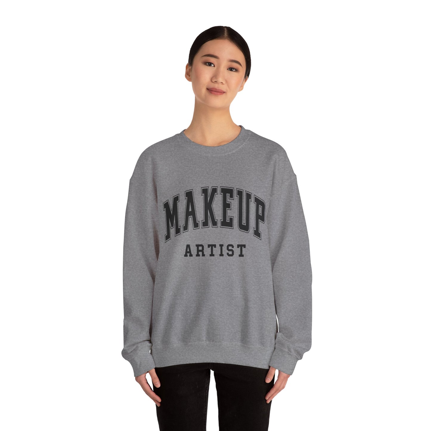 Makeup Artist Unisex Heavy Blend™ Crewneck Sweatshirt - Cozy and Stylish Gift for Beauty Lovers