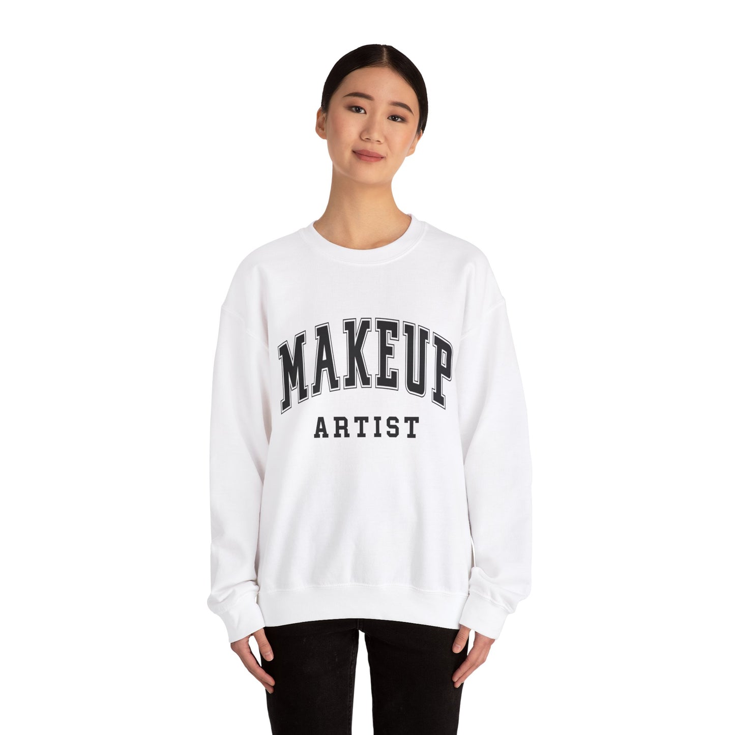 Makeup Artist Unisex Heavy Blend™ Crewneck Sweatshirt - Cozy and Stylish Gift for Beauty Lovers