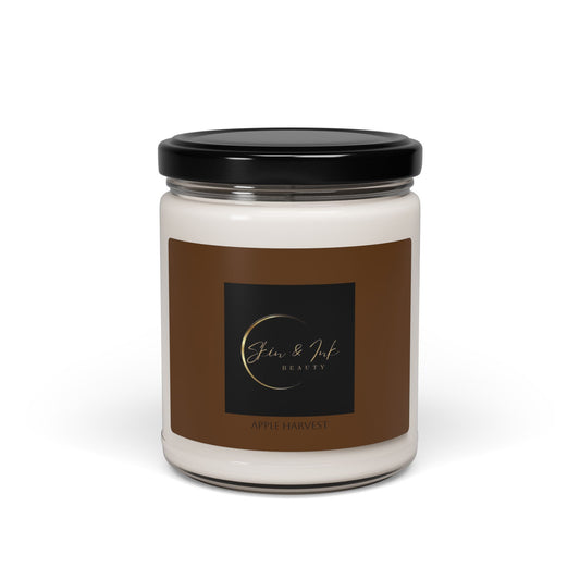 Apple Harvest Scented Soy Candle - 9oz Aromatherapy for Cozy Spaces