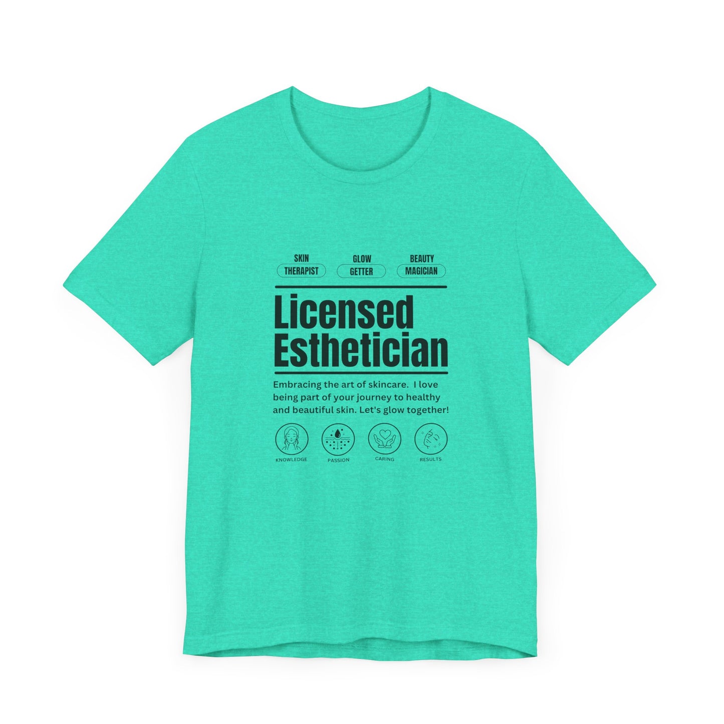 Licensed Esthetician Unisex Jersey Short Sleeve Tee - Perfect for Skincare Enthusiasts