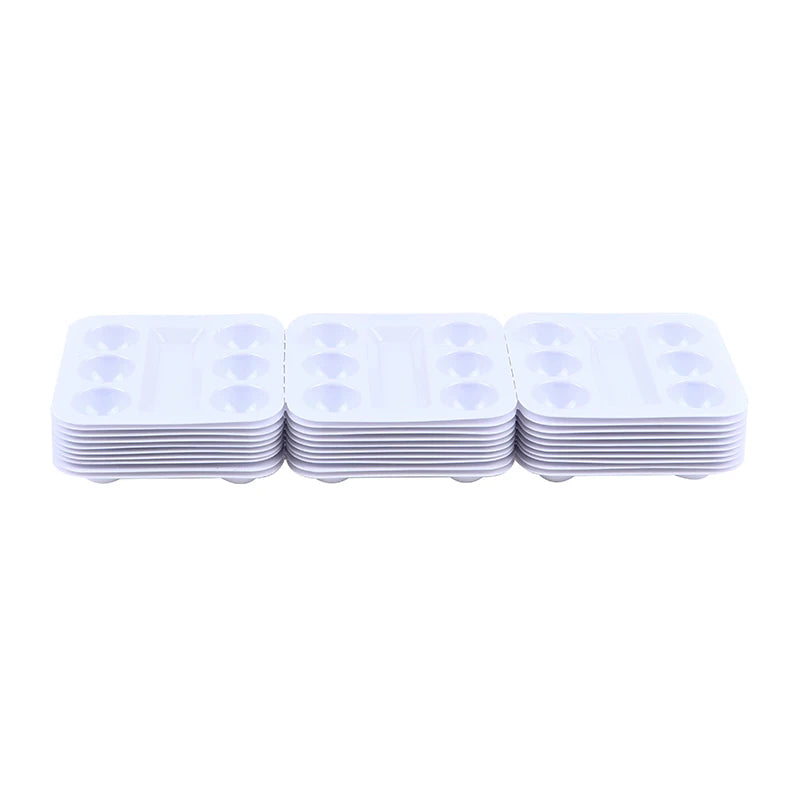 30pcs Disposable Pigment Color Palette Holder Adhesive Tattoo ink Tray Holders