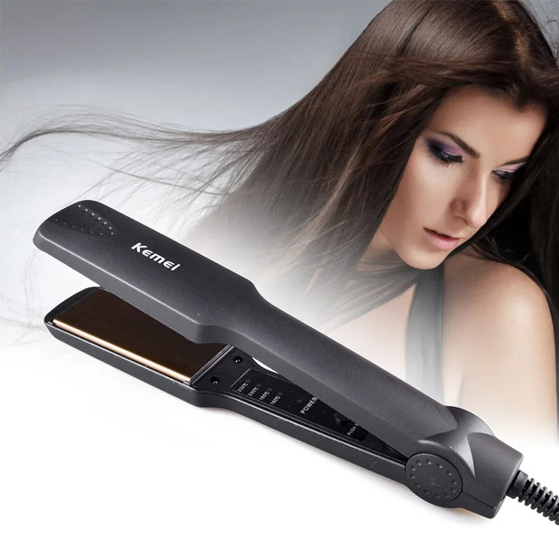 KM-329 Professional Hair Straightener Flat Iron Styling Tool