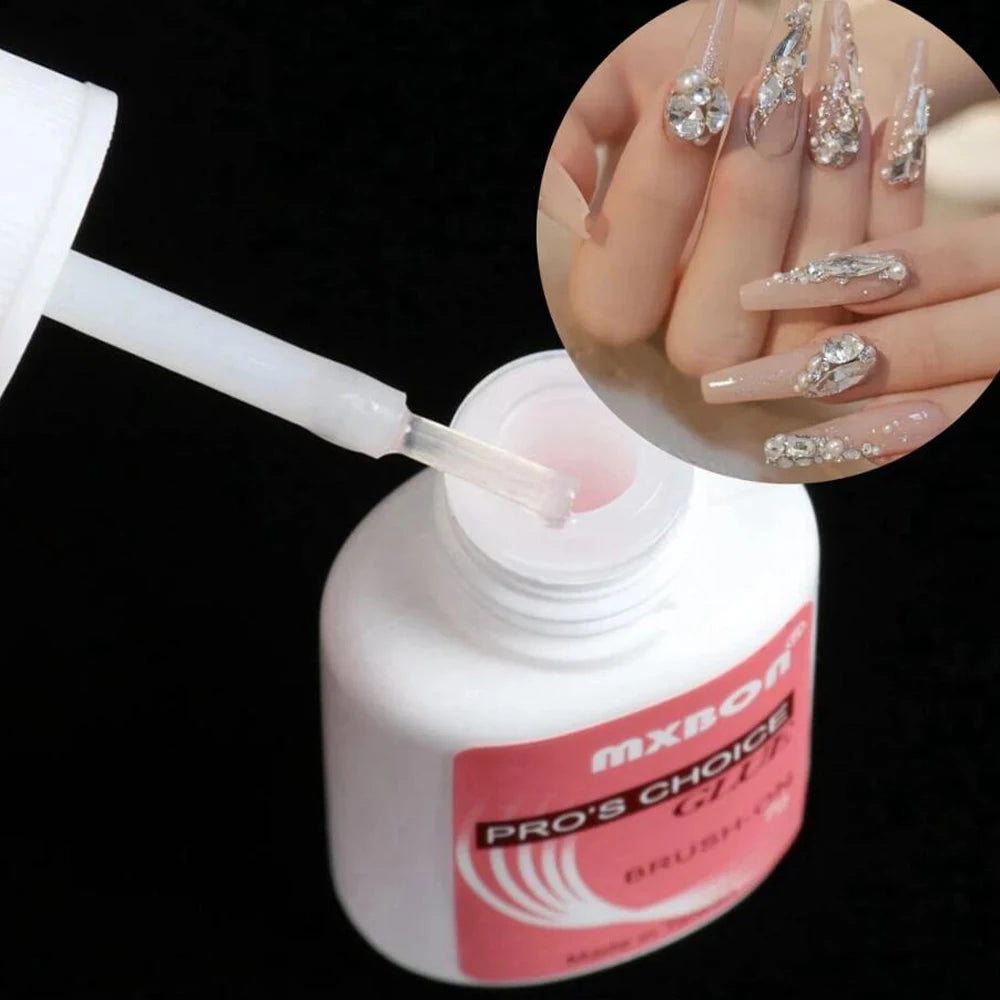 1/5/10PCS Quick Drying Nail Tips Glue Super Strong Nail Rhinestones Glue