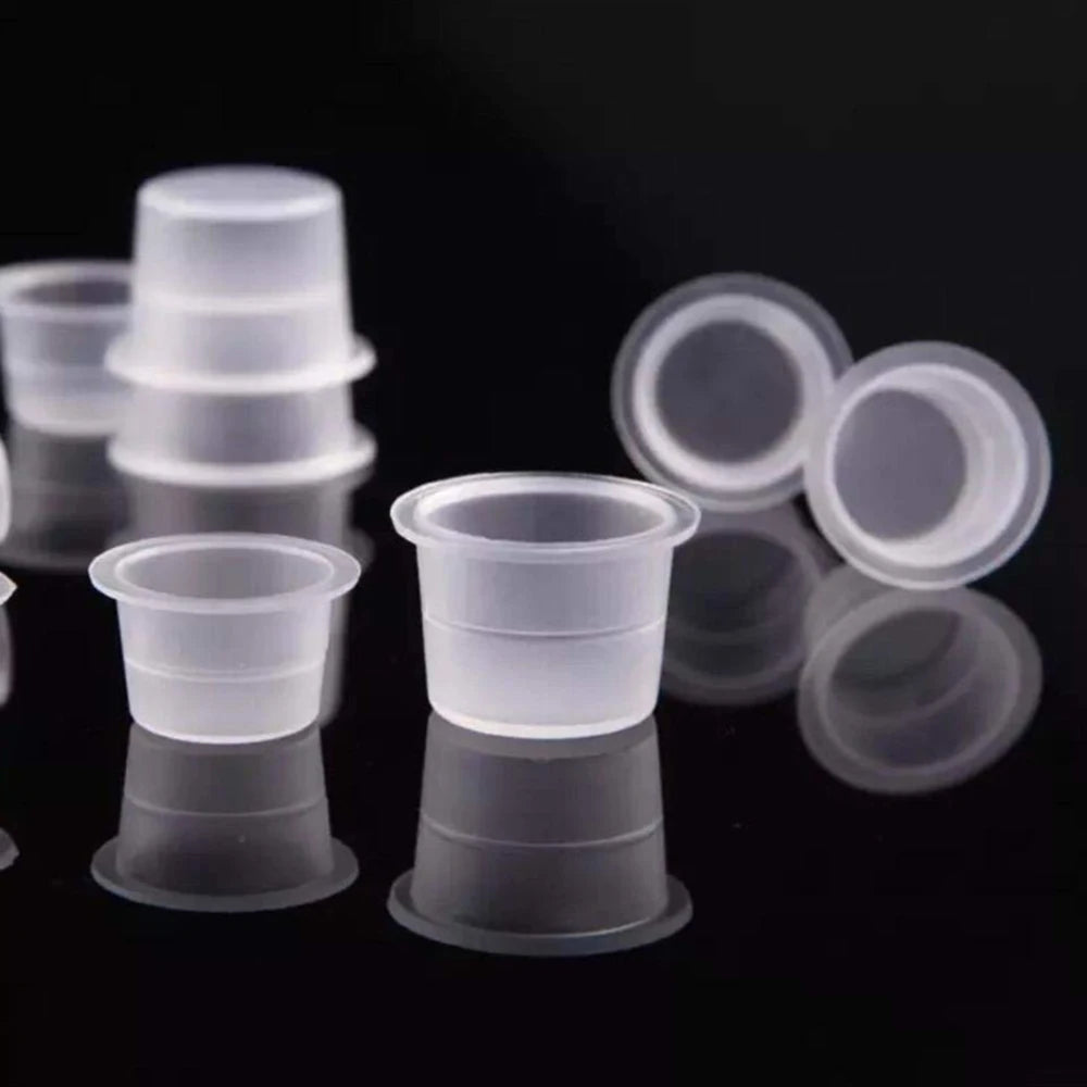 100/1000pcs Disposable Microblading Tattoo Ink Cups S M L