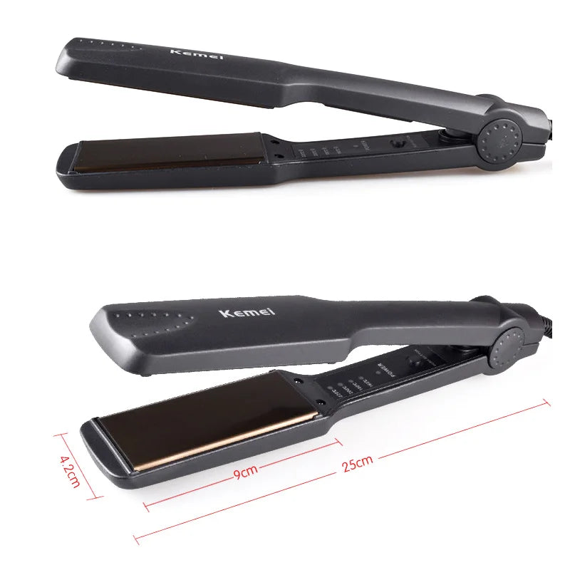 KM-329 Professional Hair Straightener Flat Iron Styling Tool